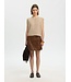 Selected Femme Lulu Button O-neck Knit Vest Bich Melange