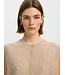 Selected Femme Lulu Button O-neck Knit Vest Bich Melange