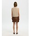 Selected Femme Lulu Button O-neck Knit Vest Bich Melange