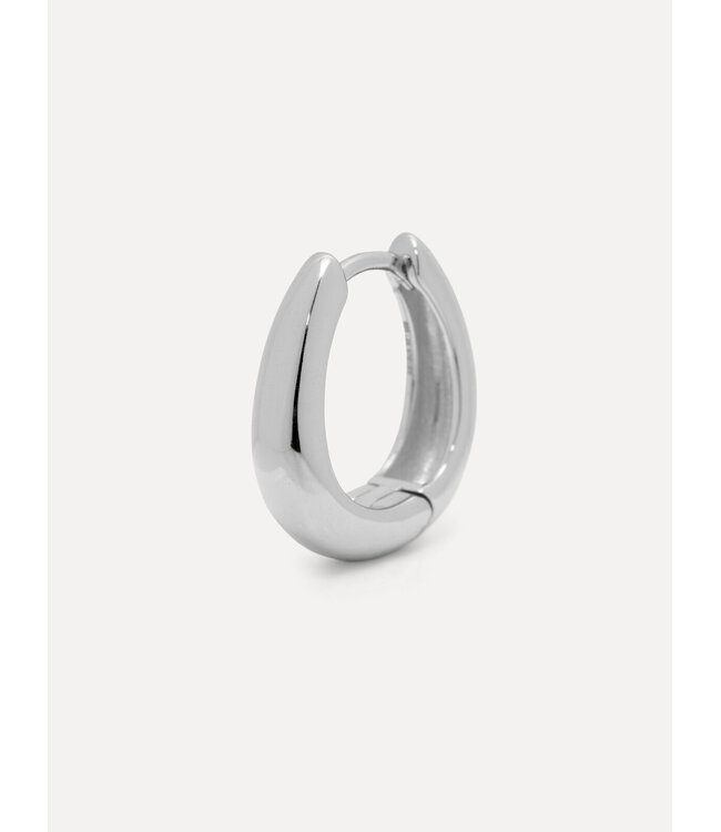 Les Soeurs Joanne Oval Earring Silver