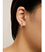 Les Soeurs Joanne Oval Earring Silver