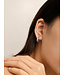 Les Soeurs Joanne Oval Earring Silver