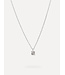 Romee Silver Extra Fine Chain Strass necklace