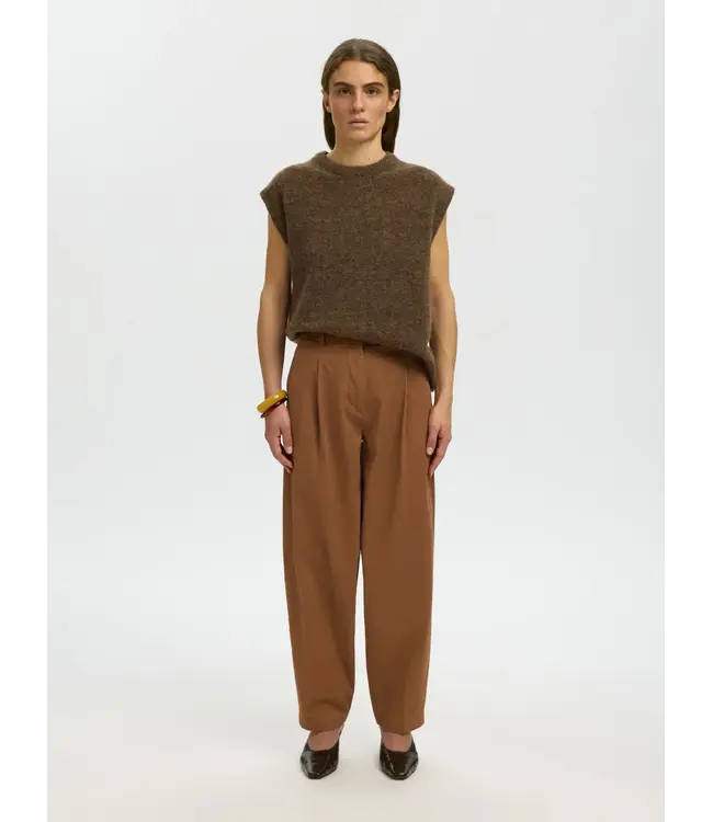 Selected Femme Barrel Mille Hw Pants