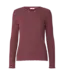 Selected Femme Wanna Crew Neck Tee Stripes Tawny Port