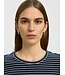 Selected Femme Wanna Crew Neck Tee Stripes Dark Sapphire
