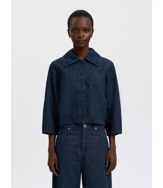 Selected Femme Relaxed Hanny 3/4 Denim Jacket