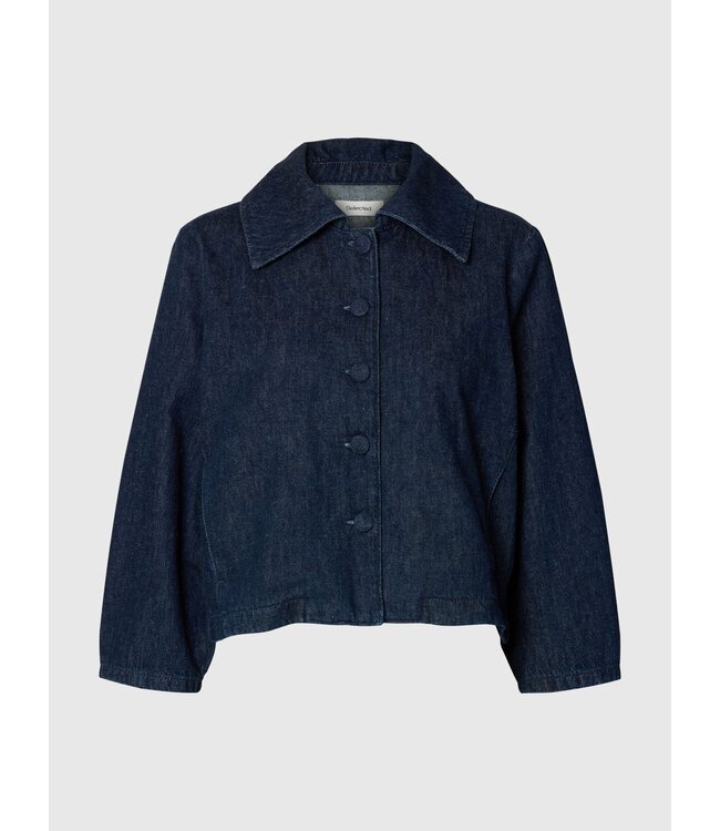 Selected Femme Relaxed Hanny 3/4 Denim Jacket