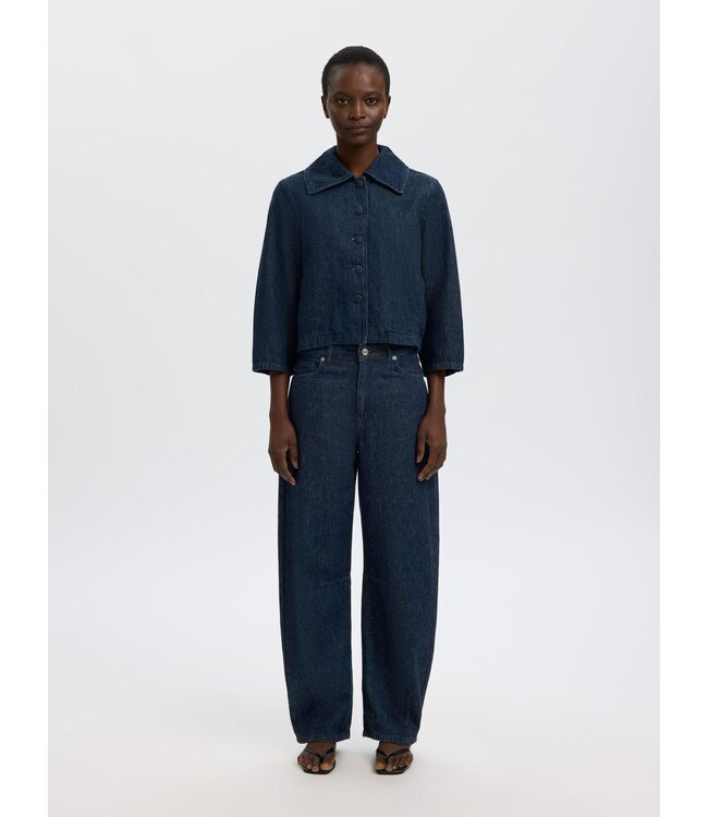 Selected Femme Relaxed Hanny 3/4 Denim Jacket