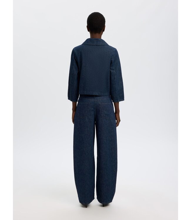 Selected Femme Relaxed Hanny 3/4 Denim Jacket