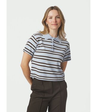 Neo Noir Mulann Polo Knit Blouse