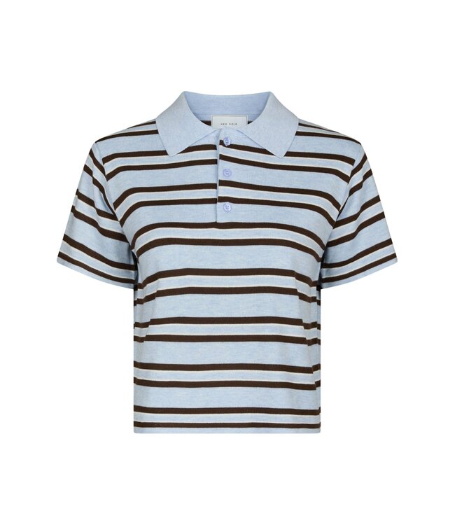 Neo Noir Mulann Polo Knit Blouse