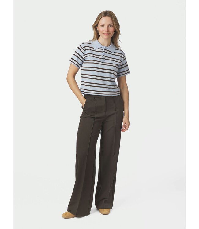 Neo Noir Mulann Polo Knit Blouse