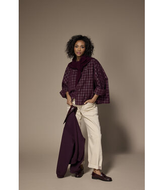 Lalotti Flynn Blouse Check Plume