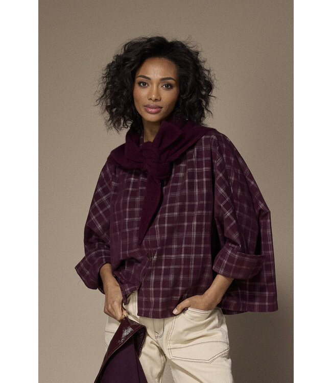 Lalotti Flynn Blouse Check Plume