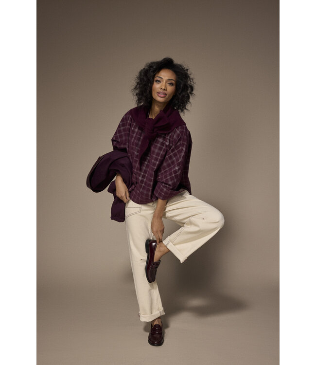 Lalotti Flynn Blouse Check Plume