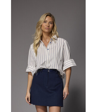 Lalotti Patty Blouse Blue Stripe