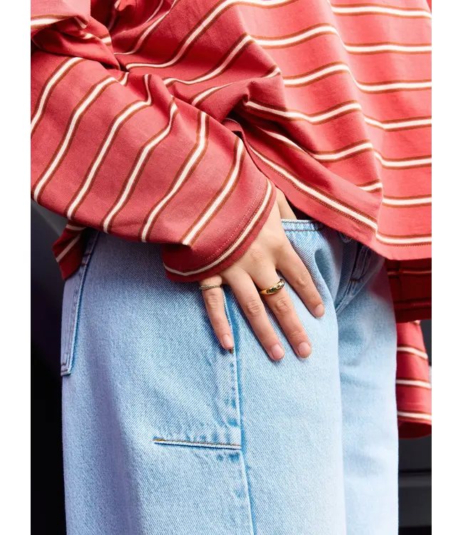Les Soeurs Grace T-shirt Longsleeve Coral