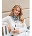 Neo Noir Adelina Paisley Knit Scarf Grey Melange