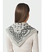 Neo Noir Adelina Paisley Knit Scarf Grey Melange