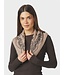 Neo Noir Adelina Paisley Knit Scarf Beige Melange