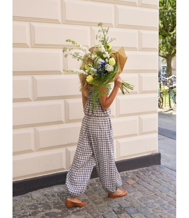 Neo Noir Roxane Balloon Check Pants