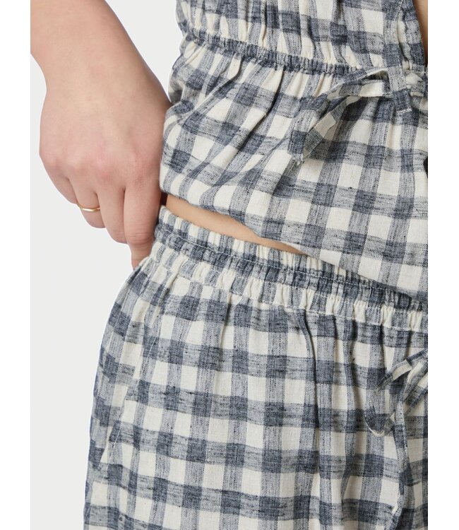 Neo Noir Roxane Balloon Check Pants