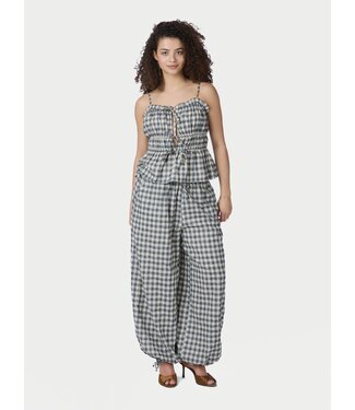 Neo Noir Roxane Balloon Check Pants