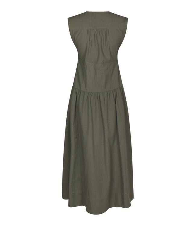 Neo Noir Halise Poplin Dress