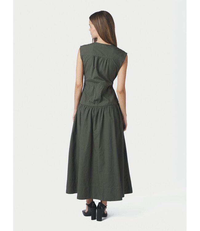 Neo Noir Halise Poplin Dress