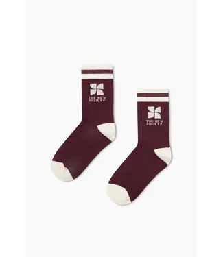 The New Society Mochi Socks Wine
