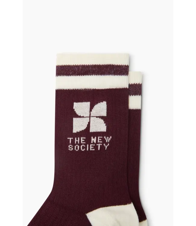 The New Society Mochi Socks Wine