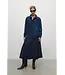 The New Society TNS Tencel Skirt Dark Blue Denim