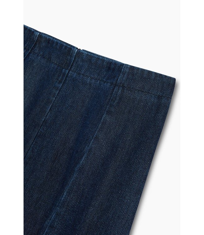 The New Society TNS Tencel Skirt Dark Blue Denim