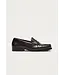 Alohas Rivet Vintage Effect Leather Loafer