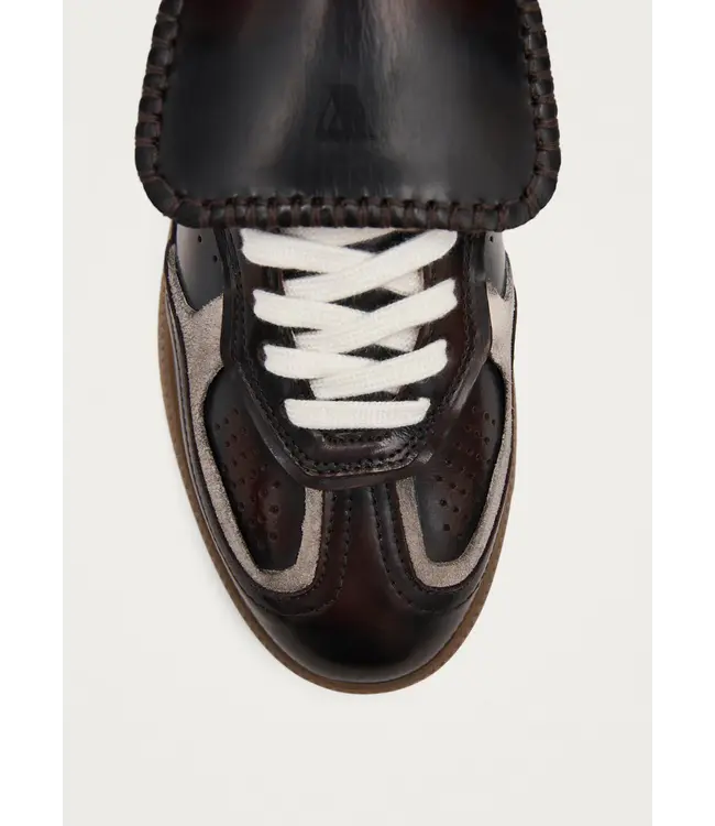 Alohas Club Brushed Leather Sneakers