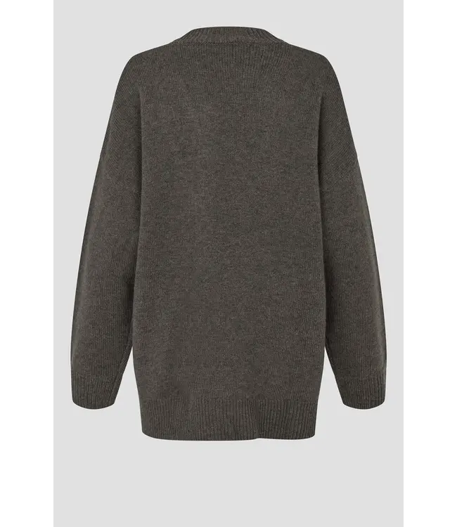 Second Female Alpha Knit Monogram Cardigan
