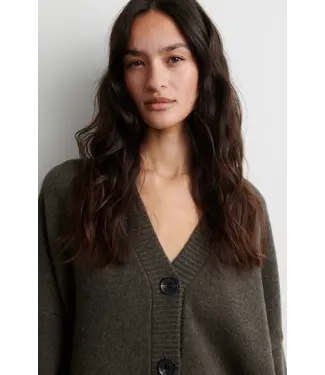 Second Female Alpha Knit Monogram Cardigan