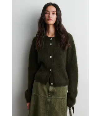 Second Female Andrea Knit Rib Ls Cardigan