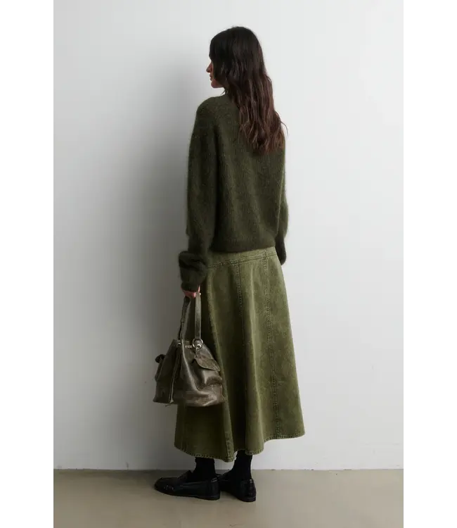 Second Female Andrea Knit Rib Ls Cardigan