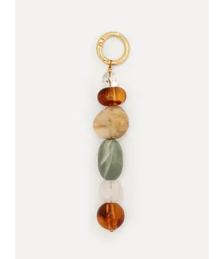 Les Soeurs Bag Charm Mixed Stones