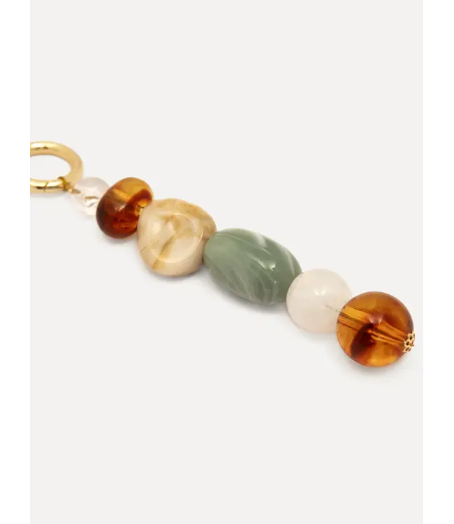 Les Soeurs Bag Charm Mixed Stones