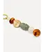 Les Soeurs Bag Charm Mixed Stones