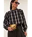 By Bar Jagger Check Blouse
