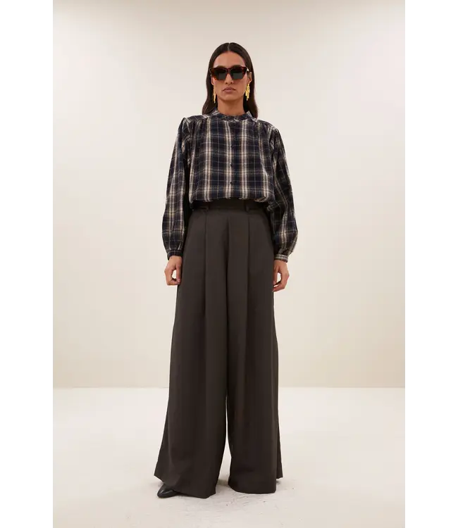 By Bar Jagger Check Blouse