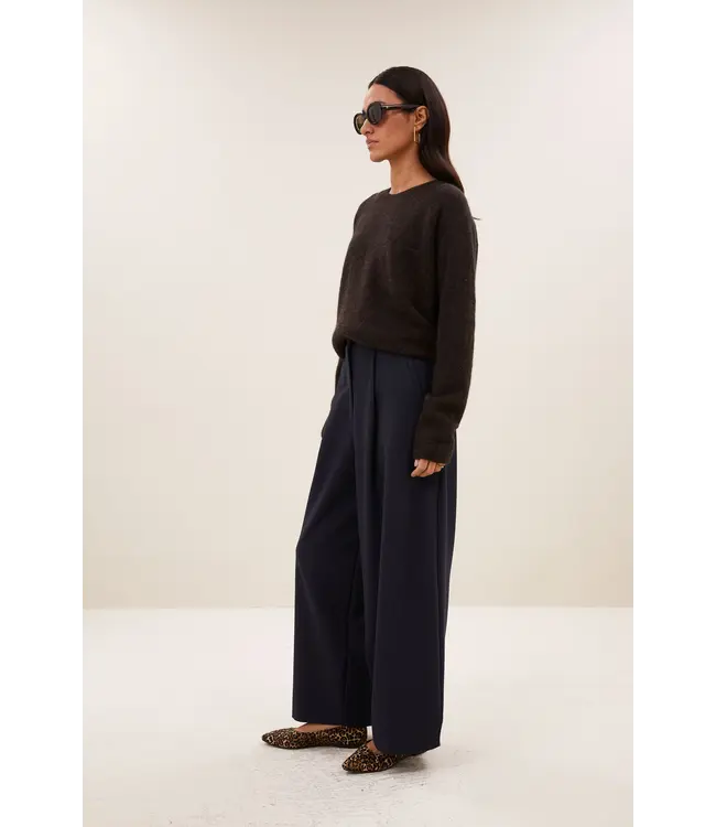 By Bar Polly Pullover Deep Brown