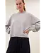 By Bar Sammie Pull Round Neck Grey Melange