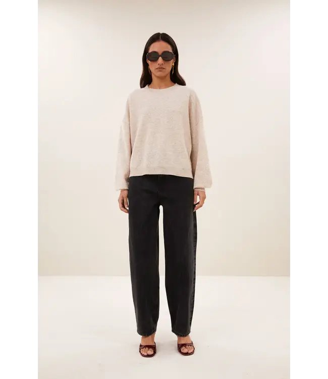 By Bar Sammie Pull Round Neck Oyster Melange