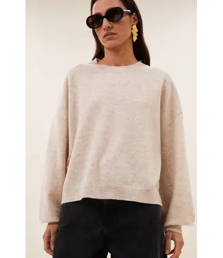 By Bar Sammie Pull Round Neck Oyster Melange
