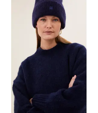 By Bar Logo Beanie Midnight